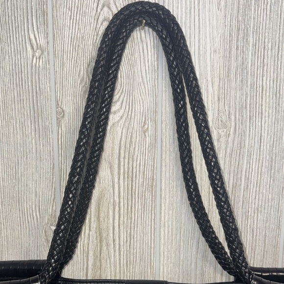 Tory Burch Black Leather Taylor Tote - Picture 2 of 10